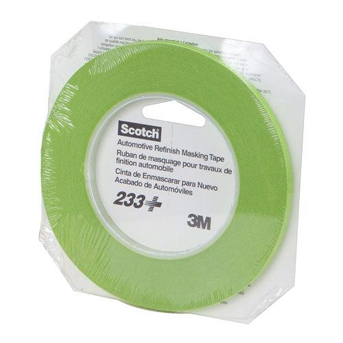 Scotch 233+ Performance Green Masking Tape, 6 mm. width x 55 m. (1 Roll)