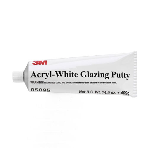 Acryl-White Slow Drying Acrylic Putty 14.5 oz Tube, 05095