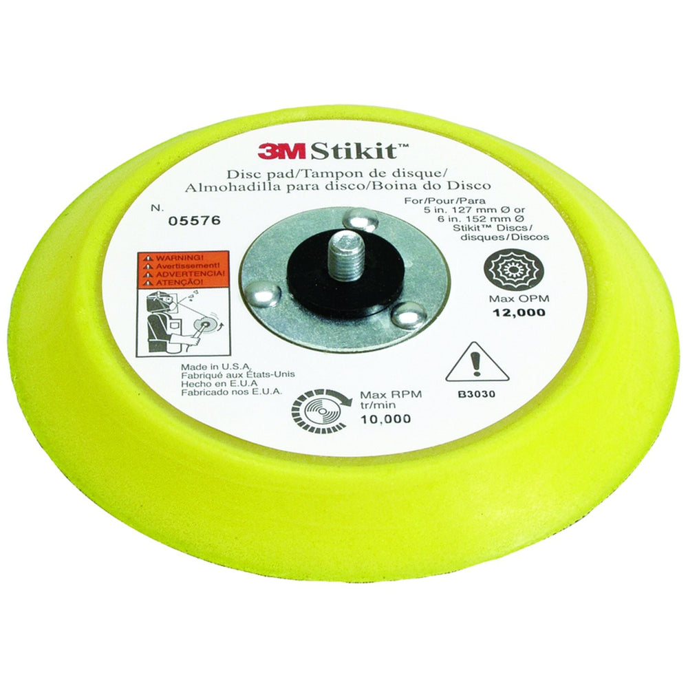 Stikit Disc Pad, Tough Durable Foam, 6 inch, 05576