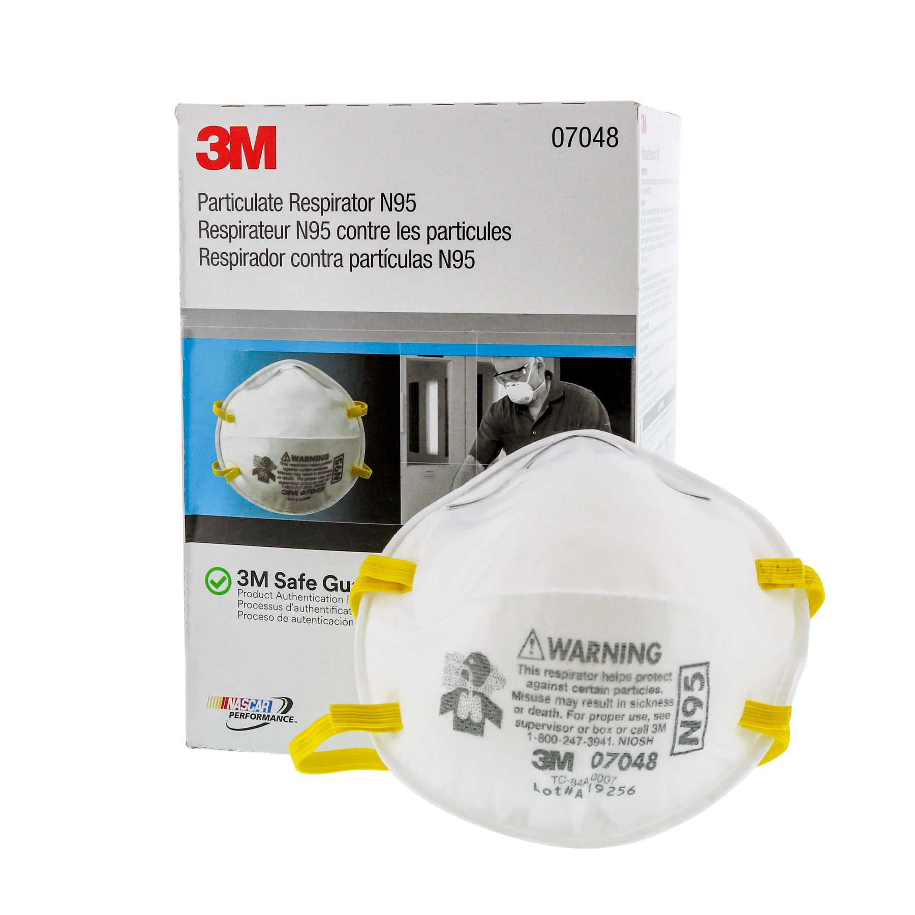 N95 Particle Respirator Masks 3M #07048/8210 20 — TCP Global