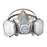 Medium - Dual Cartridge Respirator Packout, Organic Vapor/P95, 07178