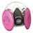 3M Half Facepiece Dust & Asbestos Respirator Packout MEDIUM Size 7182