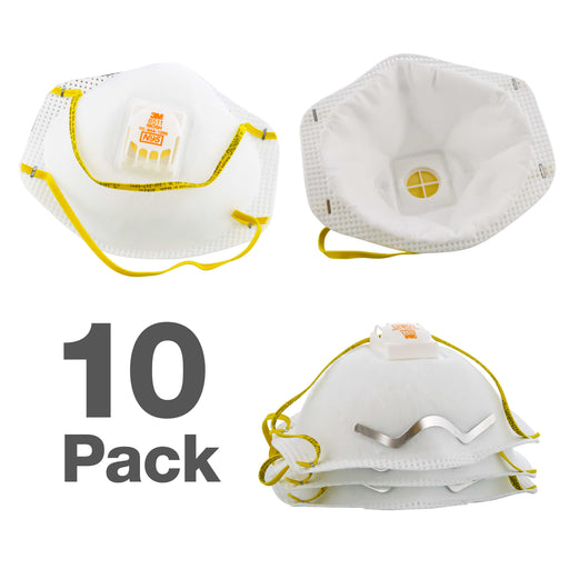 3M 7185/8511 N95 Particulate Respirator Mask, 1 New Box of 10 Masks