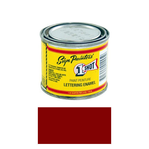 Maroon Pinstriping Lettering Enamel Paint, 1/4 Pint