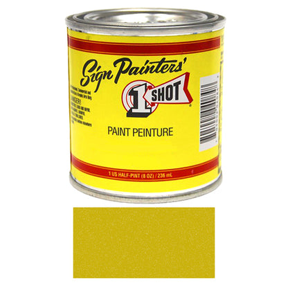Metallic Gold Pinstriping Lettering Enamel Paint, 1/2 Pint