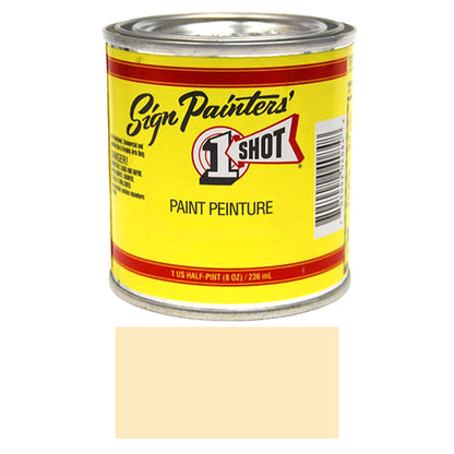 IVORY Pinstriping Lettering Enamel Paint, 1/2 Pint