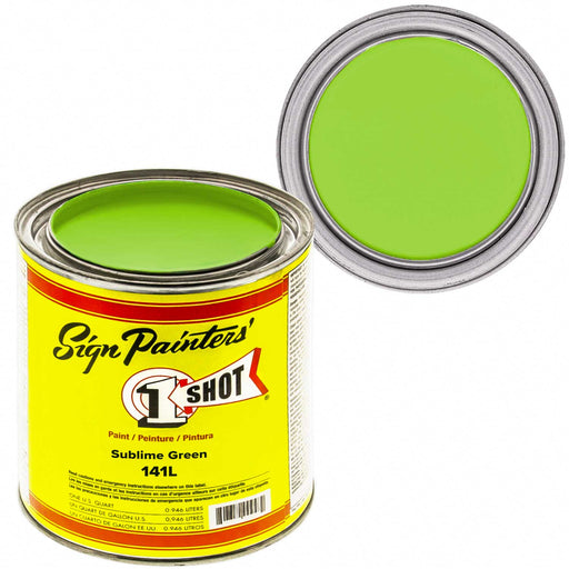 Sublime Green Pinstriping Lettering Enamel Paint, Quart