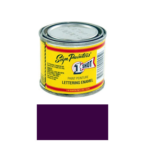 Proper Purple Pinstriping Lettering Enamel Paint, 1/4 Pint