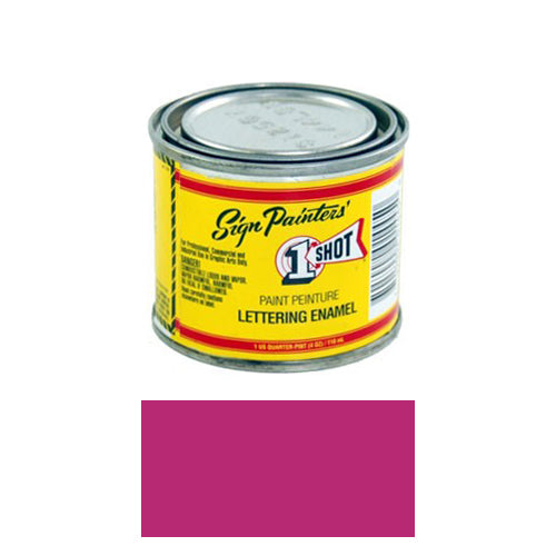 Dark Magenta Pinstriping Lettering Enamel Paint, 1/4 Pint