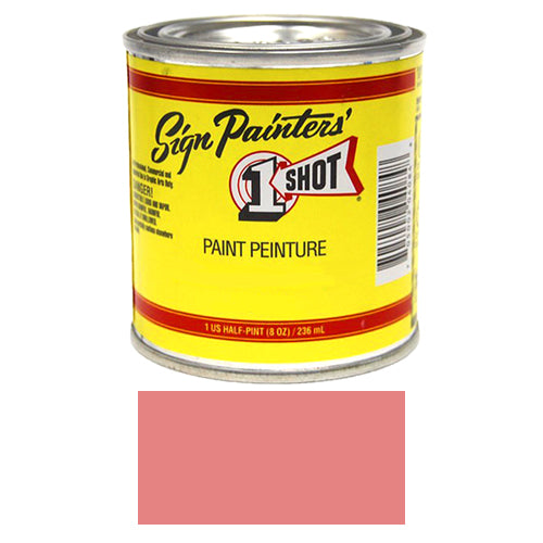 Salmon Pink Pinstriping Lettering Enamel Paint, 1/2 Pint