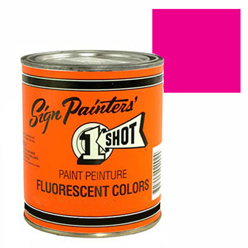 Fluorescent Pink Pinstriping Lettering Enamel Paint, 1 Quart