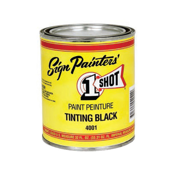 4001L-Hp 1 Shot Shading Black Half Pint