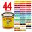 Professional 44 Color Enamel Kit, 1/4 Pint