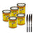 Secondary Colors 5 Color Striping Enamel Kit, 1/4 Pint Cans