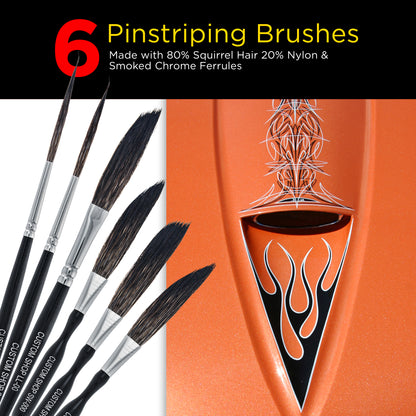 Complete Striper Pinstriping Starter Kit - 8 Colors