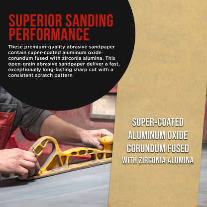 Premium 600 Grit PSA Gold Longboard Sandpaper, 2-3/4" Wide Continuous 12 Yard Roll - Self Adhesive Stickyback