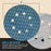 Premium 120 Grit 5" Rhombus Diamond Shape Blue Sanding Discs, 8-Hole, Box of 50 - Hook & Loop Anti-Clogging J-Cloth Dustless Sandpaper for Random Orbital Sanders, Sand Auto Paint, Wood