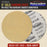 Premium 320 Grit 6" PSA Gold Sanding Discs, Box of 100 - Self Adhesive Stickyback Abrasive Sandpaper for DA & Random Orbital Sanders - Sand Auto Paint Metal, Wood Woodworking Furniture