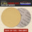 Premium 150 Grit 6" Gold Sanding Discs, Box of 100 - Hook & Loop Backing Abrasive Sandpaper for DA & Random Orbital Sanders - Sand Automotive Paint, Metal, Wood, Woodworking Furniture