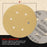 Premium 6" Gold Sanding Discs, 6-Hole Pattern, 100 Disc Variety Pack, Grits 60, 80, 100, 120, 150, 180, 220, 320, 400, 600 - Hook & Loop Sandpaper, DA, Random Orbital Sander, Auto Wood