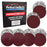 Premium 9" PSA Red Sanding Discs, 30 Disc Variety Pack, Grits 60, 80, 120, 150, 180, 220 - Self Adhesive Stickyback Sandpaper for Drywall Power Sander, Woodworking Sand Automotive Paint