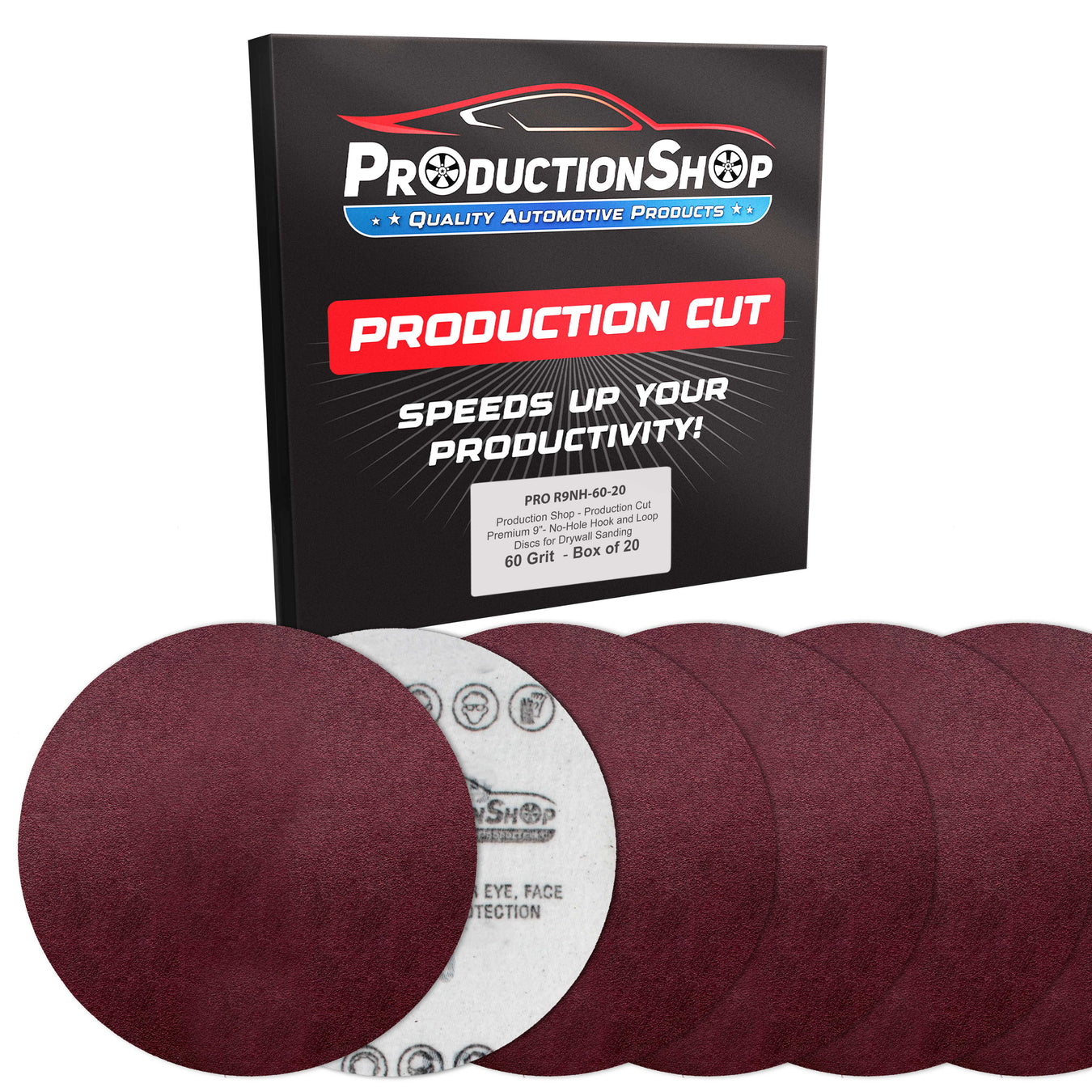 ProductionShop - 9" PSA Sanding Discs