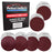 Premium 9" Red Hook & Loop Sanding Discs, 30 Disc Variety Pack, Grits 60, 80, 120, 150, 180, 220 - Sandpaper for Drywall Power Sander, Woodworking Sand Auto Car Paint