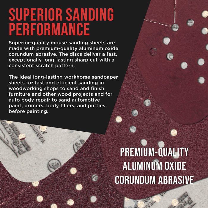 STARCKE 7" Sanding Discs - 400 Grit Silicon Carbide Bolt-On Discs 50 Pack