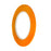 1/8 in. x 60 yd K-Tape Poly Series Fineline Tape, Orange (1 Roll)