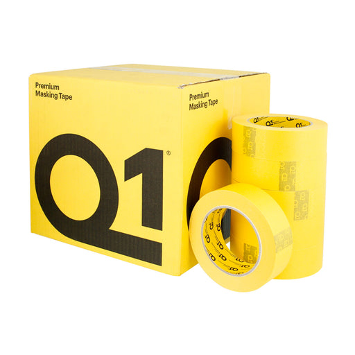 2 inch | 48mm Q1 Premium Yellow Masking Tape (20 ROLLS)