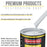 Winter White Acrylic Enamel Auto Paint - Complete Quart Paint Kit - Professional Single Stage Automotive Car Truck Coating, 8:1 Mix Ratio 2.8 VOC