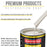 Pure White Acrylic Enamel Auto Paint - Complete Gallon Paint Kit - Professional Single Stage Automotive Car Equipment Coating, 8:1 Mix Ratio 2.8 VOC