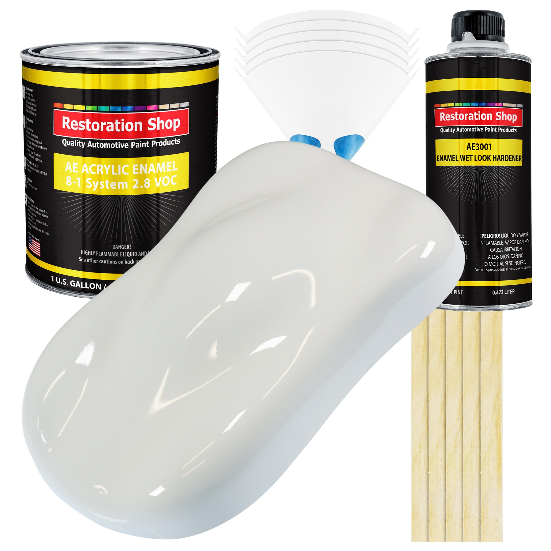 Auto Paint Pro Acrylic Enamel Pint CAN Super Wet Look Auto Paint Pro Acrylic Enamel Pint CAN Super Wet Look
