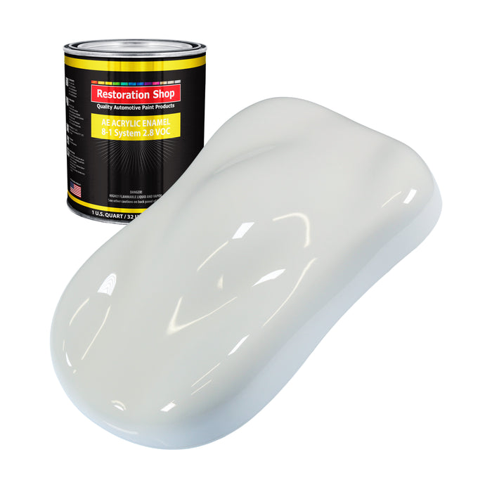 Cameo White Acrylic Enamel Auto Paint - Quart Paint Color Only - Professional Single Stage High Gloss Automotive Car Truck Equipment Coating, 2.8 VOC