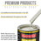 Wispy White Acrylic Enamel Auto Paint - Gallon Paint Color Only - Professional Single Stage High Gloss Automotive Car Truck Equipment Coating, 2.8 VOC