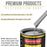 Mesa Gray Acrylic Enamel Auto Paint - Complete Quart Paint Kit - Professional Single Stage Automotive Car Equipment Coating, 8:1 Mix Ratio 2.8 VOC