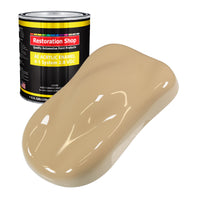 Shoreline Beige Acrylic Enamel Auto Paint - Gallon Paint Color Only - Professional Single Stage Gloss Automotive Car Truck Equipment Coating, 2.8 VOC