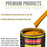 School Bus Yellow Acrylic Enamel Auto Paint - Complete Quart Paint Kit - Professional Single Stage Automotive Car Truck Coating, 8:1 Mix Ratio 2.8 VOC