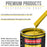 Electric Yellow Acrylic Enamel Auto Paint - Complete Gallon Paint Kit - Professional Single Stage Automotive Car Truck Coating, 8:1 Mix Ratio 2.8 VOC