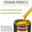 Indy Yellow Acrylic Enamel Auto Paint - Complete Quart Paint Kit - Professional Single Stage Automotive Car Truck Coating, 8:1 Mix Ratio 2.8 VOC