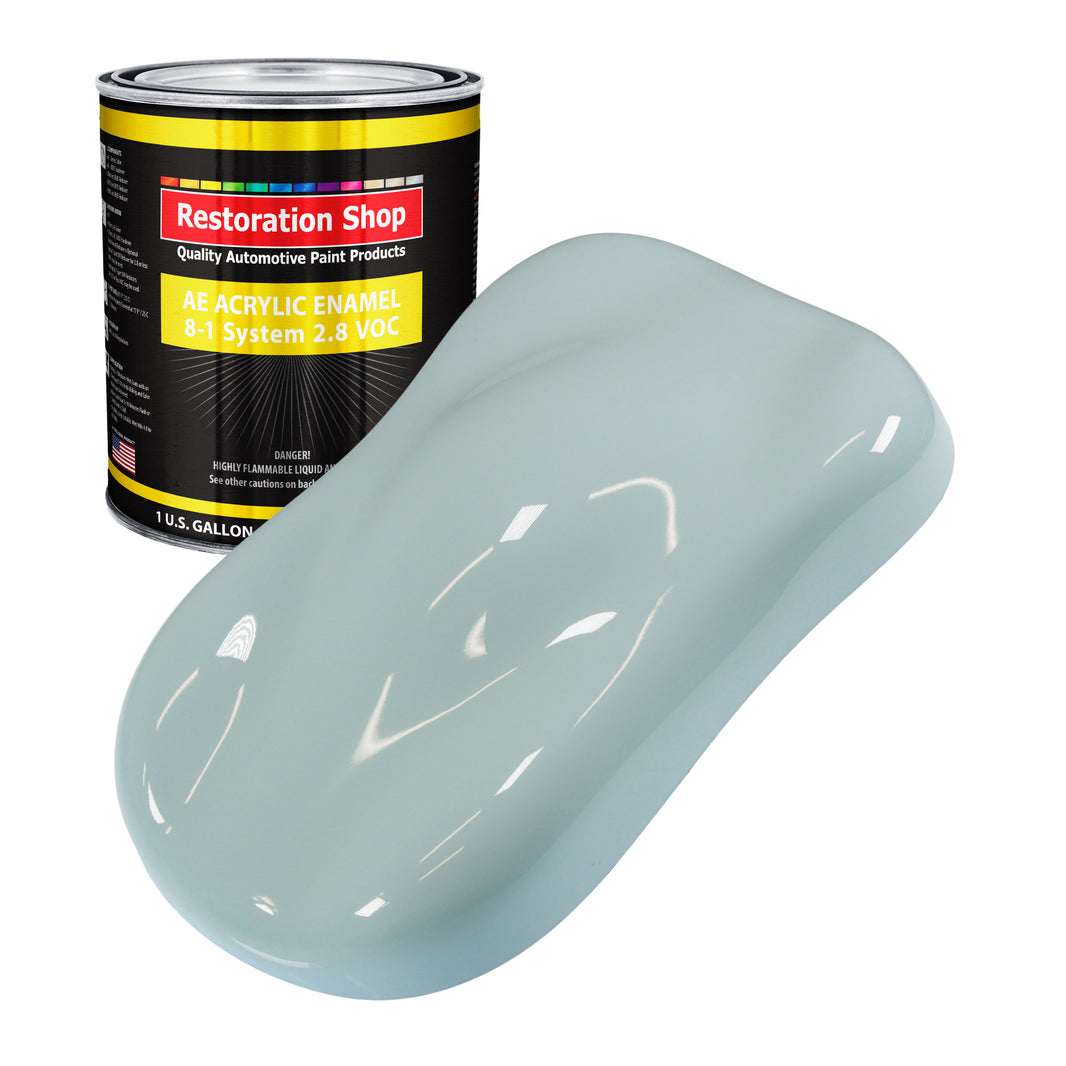 Diamond Blue Acrylic Enamel Auto Paint - Gallon Paint Color Only - Professional Single Stage High Gloss Automotive Car Truck Equipment Coating 2.8 VOC