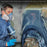 Transport Blue Acrylic Enamel Auto Paint - Complete Gallon Paint Kit - Professional Single Stage Automotive Car Truck Coating, 8:1 Mix Ratio 2.8 VOC
