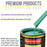 Light Aqua Acrylic Enamel Auto Paint - Complete Gallon Paint Kit - Professional Single Stage Automotive Car Equipment Coating, 8:1 Mix Ratio 2.8 VOC