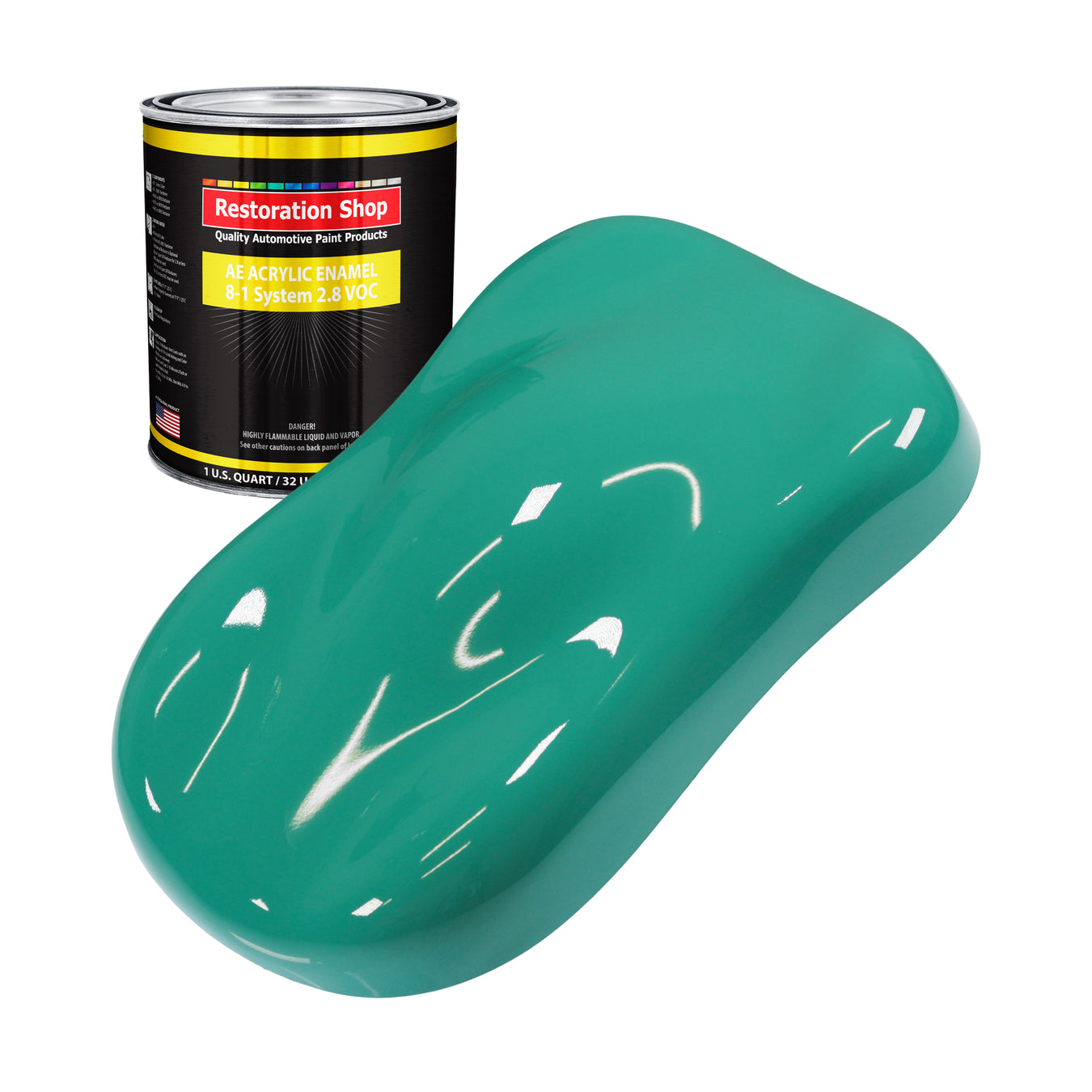 Acrylic Enamel Paint - Tropical Turquoise