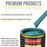 Bright Racing Aqua Acrylic Enamel Auto Paint - Gallon Paint Color Only - Professional Single Stage Automotive Car Truck Equipment Coating, 2.8 VOC