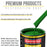 Vibrant Lime Green Acrylic Enamel Auto Paint (Complete Gallon Paint Kit) Professional Single Stage Automotive Car Truck Coating, 8:1 Mix Ratio 2.8 VOC