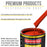 Monza Red Acrylic Enamel Auto Paint - Complete Gallon Paint Kit - Professional Single Stage Automotive Car Equipment Coating, 8:1 Mix Ratio 2.8 VOC