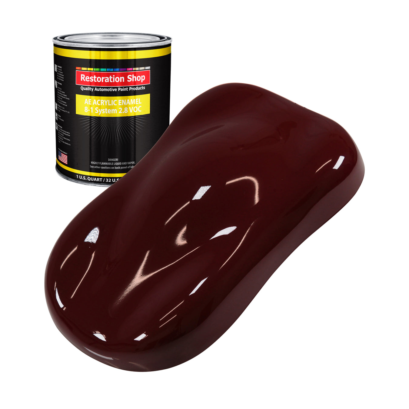 Acrylic Enamel Paint - Carmine Red
