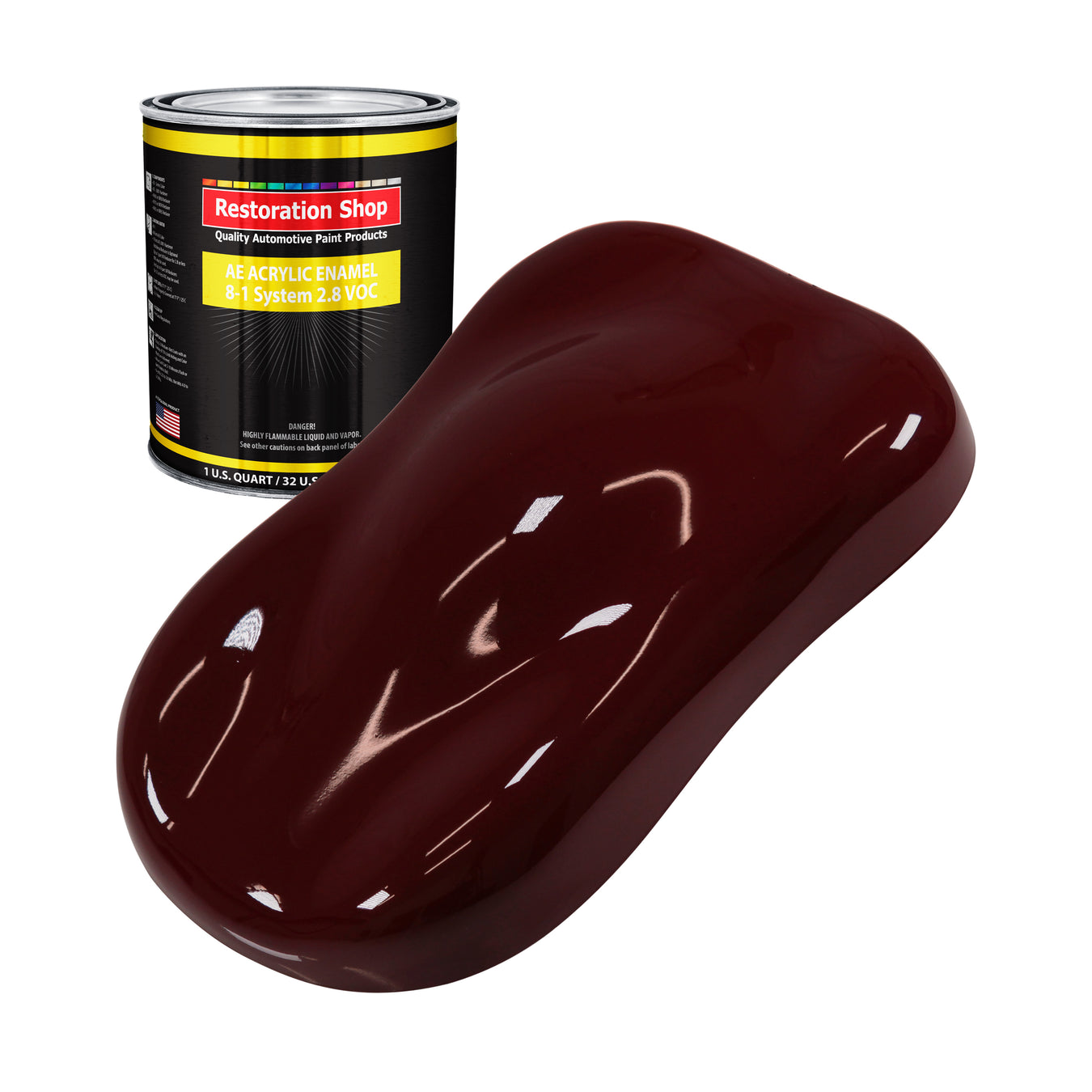 Acrylic Enamel Paint - Burgundy