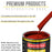 Regal Red Acrylic Enamel Auto Paint - Complete Gallon Paint Kit - Professional Single Stage Automotive Car Equipment Coating, 8:1 Mix Ratio 2.8 VOC